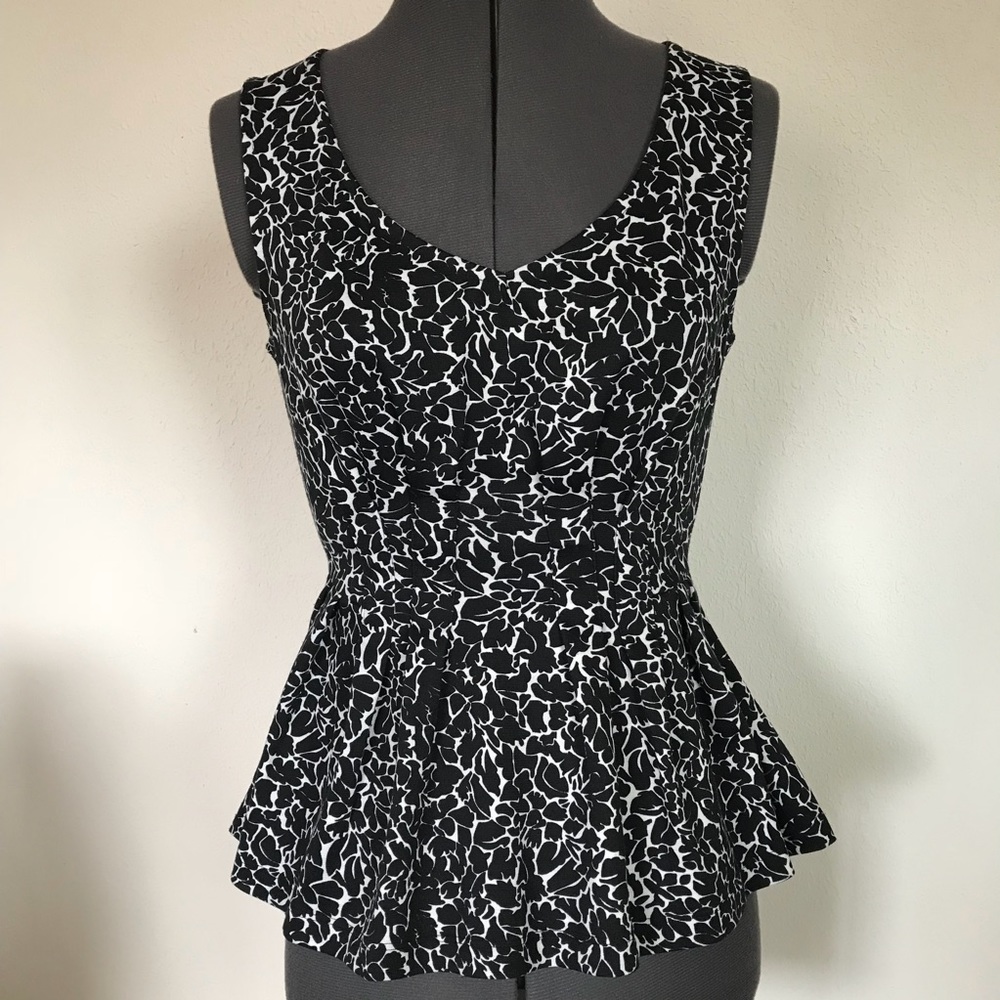 Anthropologie Deletta Peplum Top